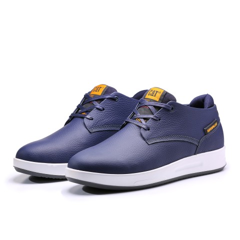 کفش تمام چرم مردانه- کت 305- سرمه ای