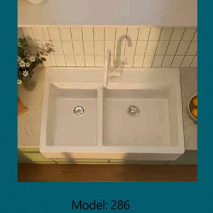 سینک کورین دو لگنه اپرون (مزرعه)  هوفر Huffer مدل Apron Duo کد 286