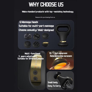 ماساژور کمپرس گرم چند منظوره