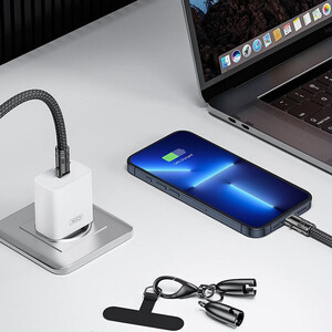 خرید کابل دو سر تایپ سی فست شارژ 60 وات ایکس او