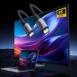 قیمت کابل شارژ سریع تایپ سی به تایپ سی 100 واتی 1 متری یوگرین