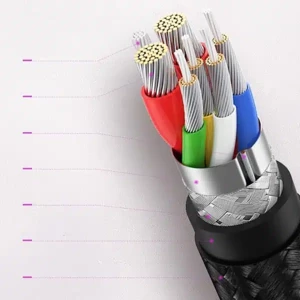 کیفیت کابل شارژ سریع تایپ سی به تایپ سی 100 واتی 1 متری یوگرین