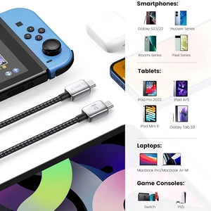 پر فروش ترین کابل سوپر فست شارژ تایپ‌سی به تایپ‌سی 100 وات یک متری اوریکو