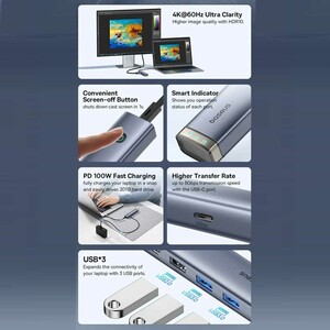 هاب تایپ‌سی 6 پورت بیسوس