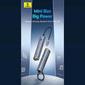 هاب تایپ‌سی 6 پورت بیسوس