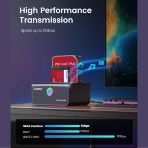 کیفیت داک هارد 2.5 اینچ و 3.5 اینچ 2 سینی Type-C اوریکو