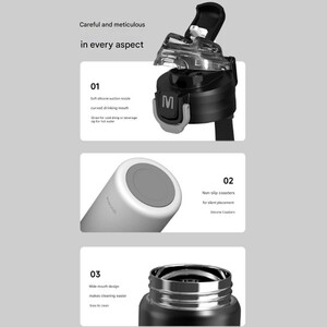 فلاسک استیل 600 میلی‌لیتر شیائومی کوانج