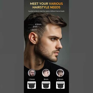 قیمت ماشین اصلاح موی سرو ریش تراش شارژی انچن