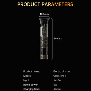 ماشین اصلاح موی سرو ریش تراش شارژی انچن