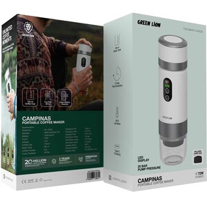 اسپرسو ساز شارژی قابل حمل 80 میلی‌لیتری گرین‌لاین