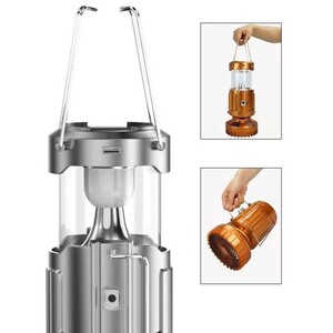 چراغ کمپینگ و پنکه شارژی قابل حمل اسمایلینگ‌شارک