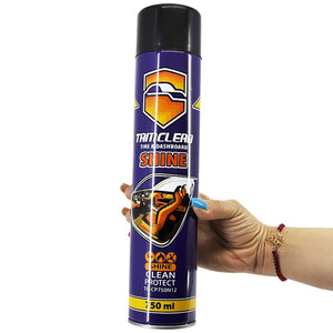 خرید اسپری براق کننده داشبورد و لاستیک تام کلین حجم 750 میلی لیتر