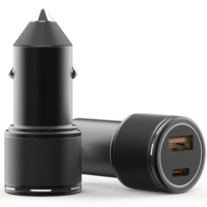 خرید شارژر فندکی فست شارژ ماشین تایپ سی و  یو اس بی پرووان همراه کابل دوسر تایپ‌سی