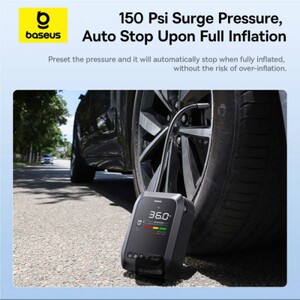 استفاده از کمپرسور باد برای باد کردن لاستیک