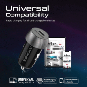 فروش شارژر فندکی تایپ سی پرومیت