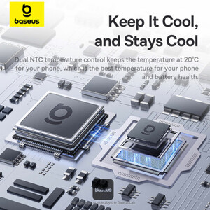 کولر Baseus با سنسورهای NTC برای کنترل دما