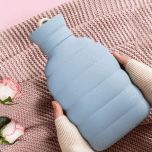 کیسه آب گرم آبی رنگ با ظرفیت بالا