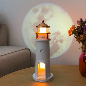 کیفیت لامپ فانوس دریایی اسپیکر دار شارژی با پروژکتور ماه تابان