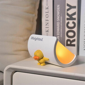 قیمت چراغ خواب فانتزی رومیزی شارژی طرح  اردک وزنه‌دار