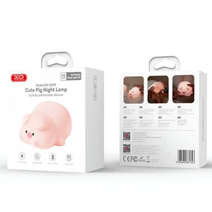 لامپ خواب قابل شارژ اتاق کودک با طرح خوک بامزه