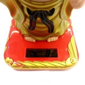 مجسمه فنگ‌شویی خورشیدی متحرک بودا مدل بادبزن