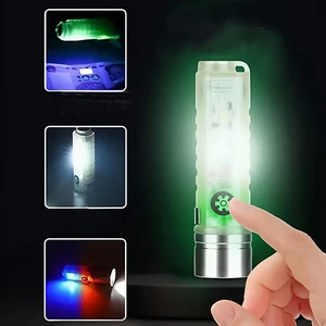 خرید چراغ قوه شارژی ضدآب با نور فرابنفش داوین