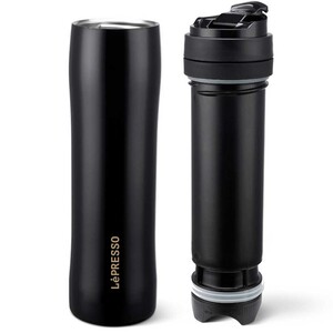 ماگ فرنچ پرس استیل قابل حمل Lepresso LPSPFPBK