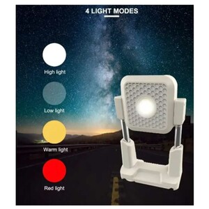 چراغ پایه دار شارژی خورشیدی با نور چند رنگ