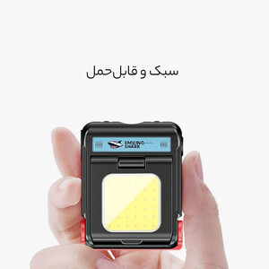 قیمت مینی چراغ پیشانی گیره دار با منبع نور دوگانه و  کنترل سنسور هوشمند