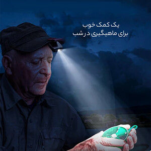 فروش مینی چراغ پیشانی گیره دار با منبع نور دوگانه و  کنترل سنسور هوشمند