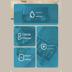 جعبه نگهدارنده قرص و دارو قابل حمل جوردن و جودی