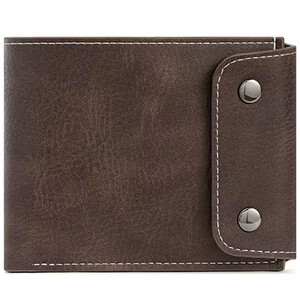 کیف پول قهوه‌ای مردانه تاشو تائومیک‌میک
