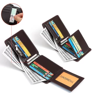 قیمت کیف پول مردانه تاشو طرح چرم لوکس تائومیک‌میک