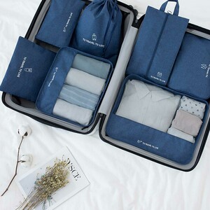 فروش پک نظم‌دهنده چمدان و ساک چند منظوره 7 تیکه ضدآب برلیانس