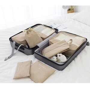 پک نظم‌دهنده چمدان و ساک چند منظوره 7 تیکه ضدآب برلیانس