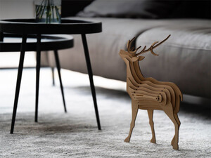 قیمت چراغ های چوبی فانتزی طرح گوزن Animal Wooden Night Light Parent-Child Interactive Assemble Toys