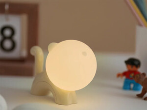 کیفیت چراغ خواب فانتزی طرح گربه Meow Night Light Rechargeable Bedroom Bedside Atmosphere Table Lamp