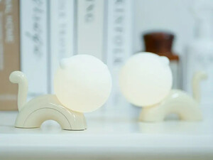 کیفیت چراغ خواب فانتزی طرح گربه Meow Night Light Rechargeable Bedroom Bedside Atmosphere Table Lamp