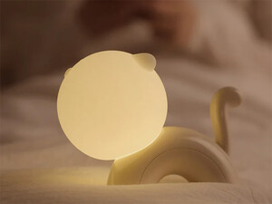 فروش چراغ خواب فانتزی طرح گربه Meow Night Light Rechargeable Bedroom Bedside Atmosphere Table Lamp