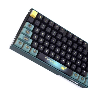 کیبورد مکانیکی گیمینگ بی سیم سه حالته شارژی پوکمون چری