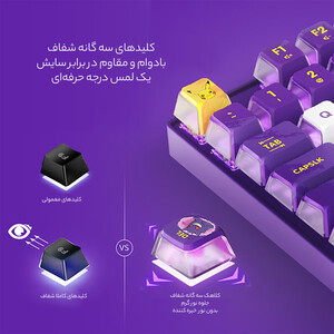 خرید کیبورد مکانیکی بی سیم سه حالته بازی شیائومی