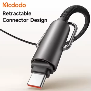 فروش کابل تایپ‌ سی به تایپ سی فست شارژ با بند آویز گردنی گوشی مک دودو