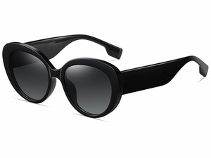 خرید عینک دودی زنانه پولاریزه karen bazaar LY2320 Korean version of small-frame cat-eye sunglasses