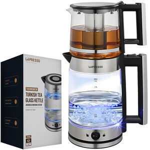 چای ساز برقی لپرسو Lepresso اصل مدل LPCFFM0020 طراحی شفاف