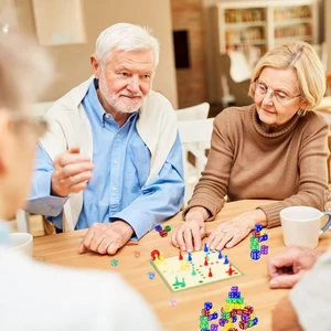 بهترین جعبه تاس کریستالی شفاف اکریلیک پک 50 عددی