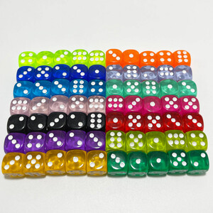 تاس شفاف اکریلیک بسته 45 عددی مدل Boxed