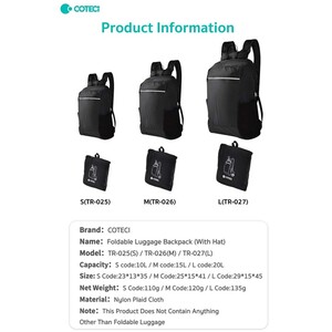 کوله پشتی کوهنوردی 15 لیتری تاشو کوتسی