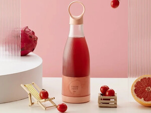 شیکر قابل حمل شارژی 450 میلی لیتر Fresh Fruit Portable Juicer 233