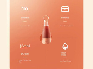 مخلوط کن قابل حمل شارژی 450 میلی لیتر Fresh Fruit Portable Juicer 233