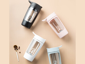 شیکر ورزشی شارژی 650 میلی لیتر EQURA Automatic Mixing Cup EQURA-02